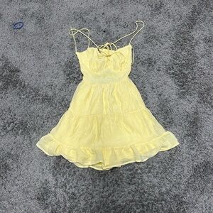 Windsor Baby Yellow Ruffled Dress